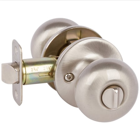 Delaney Hardware Saxon Satin Nickel Bed/Bath Door Knob KS1021
